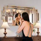 Kelly Miller Gold Traditional Mirror - Image 3