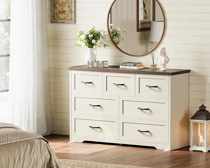 AODK Farmhouse 7 Drawer Dresser - Image 3