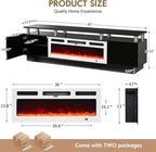 80" TV Stand for Living Room, Modern Entertainment Center & Media Console - Image 2