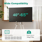 Tripod Easel TV Stand for 40 to 65 Inch LCD Led Screen, Height Adjustable and - Image 2