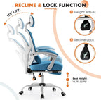 Sweetcrispy Office Computer Desk Chair, Ergonomic High-Back Mesh Rolling Work - Image 6
