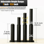 Metal Adjustable Furniture Legs 7-12.6 inch, Wlrrcwdttc Bed Support Legs - Image 2