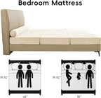 5-in-1 Convertible Sofa Bed, Corduroy Futon Couch Sleeper - Image 7