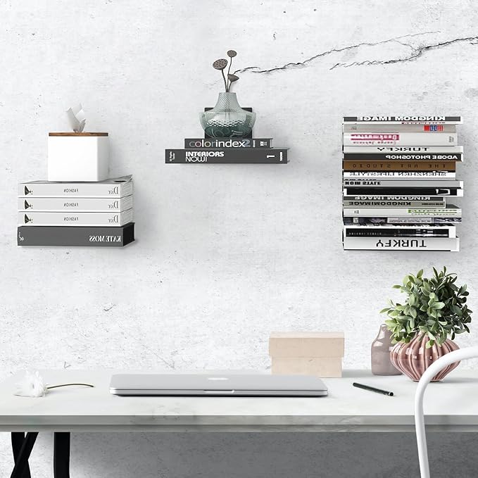 STORAGE MANIAC Floating Book Shelves - Image 8