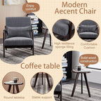 Mid-Century Modern Accent Chair & Coffee Table Set - Image 5