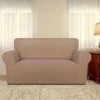 PureFit Stretch Loveseat Covers Fleece Couch Covers - Image 2