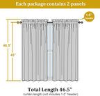 Lime Kitchen Sheer Curtains for Bedroom Living Room 45 Inch Length, Soft Solid - Image 2