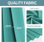 ChrisDowa Blackout Curtains for Bedroom and Living Room 54 Inches Long | 2 - Image 3