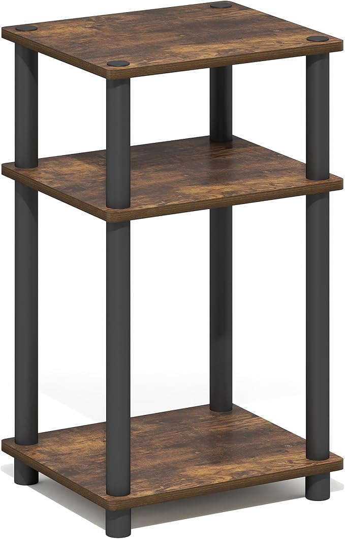 Furinno Turn-N-Tube Side Table, 3-Tier End Table - Image 7