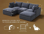 ohllob 110" Cloud Sectional Couches - Image 2