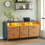 SEDETA 6 Drawer File Cabinet by SEDETA