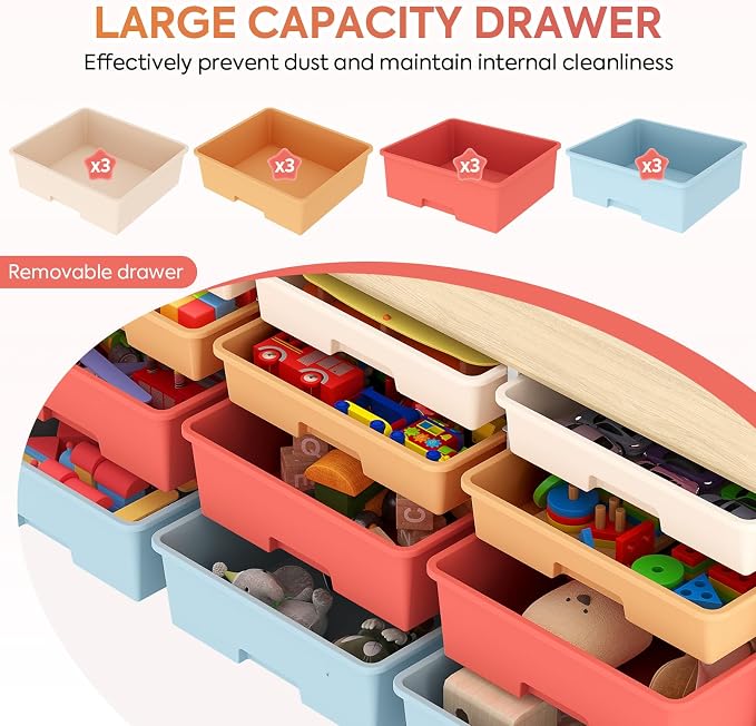 12 Drawers Storage Cabinet - Image 5