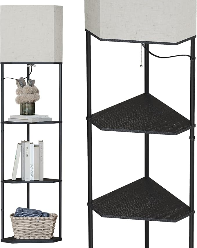 SUNMORY Sector Corner Shelf Lamp 3 Color Temperatures LED Bulb, Corner Lamps by SUNMORY