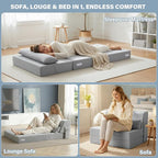 Tiita Convertible Folding Sofa Bed Twin Size - Image 5