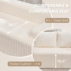 Modular Sectional Sofa Couches L-Shape Couch 3 Seat Modular Sofa Memory Foam - Image 3