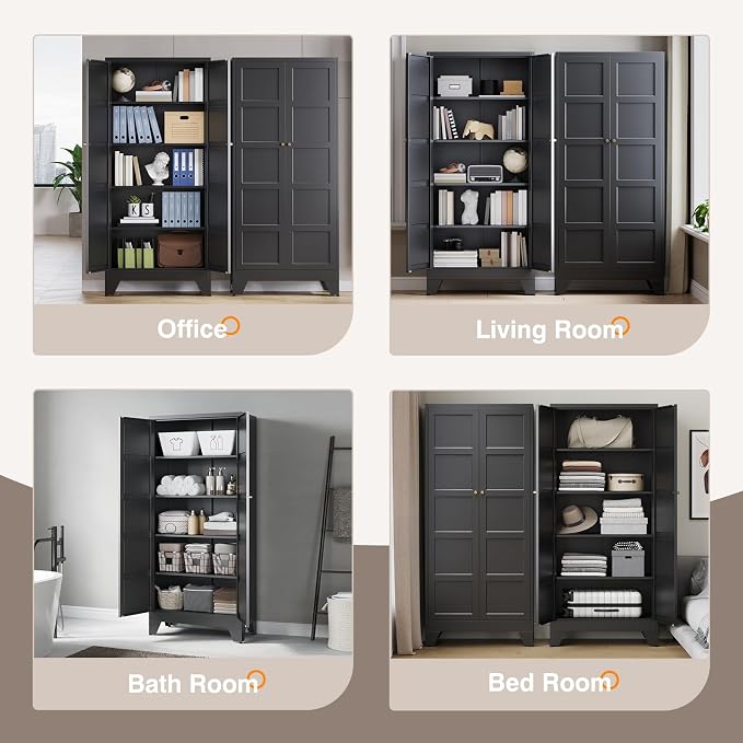 Yizosh Metal Storage Cabinet - Image 5