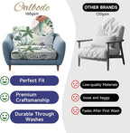CALBODE 8 Pcs Stretch Indoor/Outdoor Seat Cushion Covers, Washable Reusable - Image 7