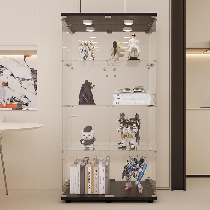 LFT HUIMEI2Y Glass Display Cabinet 4-Shelf - Image 8