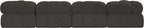 Meridian Furniture 611Brown-S136A Ames Collection Modern | Contemporary Modular - Image 4