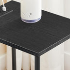 HOOBRO Side Table with Charging Station, End Table with USB Port and Outlets - Image 6