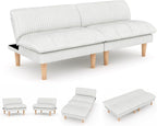 Ribilake 69" Futon Sofa Bed, 4 in 1 Multi-Function Couch Sleeper - Image 4