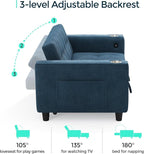 LINSY Sleeper Sofa Bed, Small 3 in 1 Convertible Loveseat Sleeper Couch - Image 6