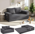 COMAX Convertible Sofa Bed Queen, Folding Fold Out Couch Bed, Floor Futon Couch by COMAX
