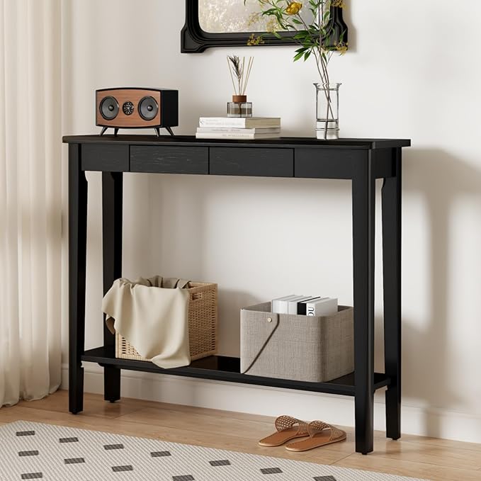 AQIMUELE Wood Console Table by AQIMUELE