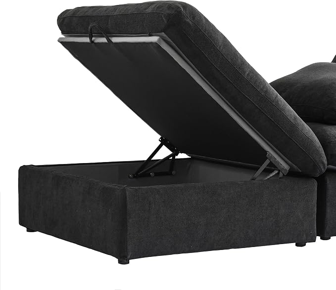 JACH V Shape Couch Sectional for Living Room, Modular Convertible Sofa - Image 5