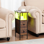LOAKEKEL Narrow End Table Living Room - Image 2