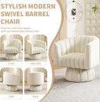 Swivel Accent Barrel Chair - Image 6