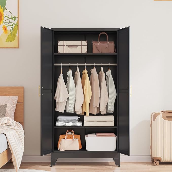 GAIOUS Metal Wardrobe Cabinet - Image 8