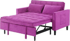 3 in 1 Convertible Sofa Bed, Love Seat Sleeper Bed - Image 8