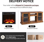 WLIVE Fireplace TV Stand for 65" TV, Entertainment Center - Image 6