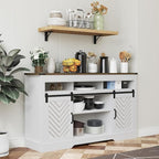 RoyalCraft TV Stand for 65+ Inch TV: Farmhouse Entertainment Center - Image 7