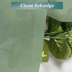 Chyhomenyc Sage Green Sheer Valance - Image 3