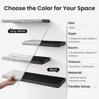 BAYKA Wall Shelves for Bedroom Decor, Floating Shelves for Living Room Kitchen - Image 5
