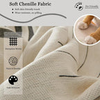 DREAMINGO Couch Cover Reversible Chenille Loveseat Sofa Covers - Image 3
