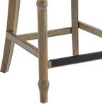 Martha Stewart Delaney Upholstered Mid-Century Modern Counter Stool - Image 10