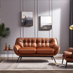 Fuloon Fuax Leather Couch Cushion Slipcover, Waterproof Stretch Covers - Image 5