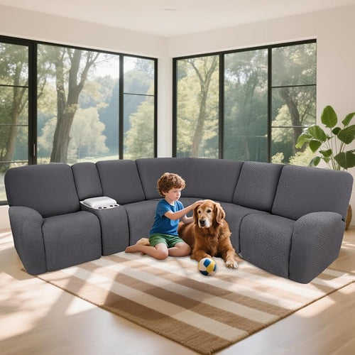 100% Waterproof Sectional Recliner Couch Covers - Image 2