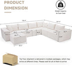 Boneless Couch, Cloud Couch Sectional, Modular Sofa - Image 3
