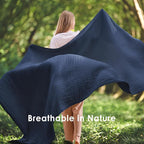 EMME Cotton Muslin Throw Blanket 4 Layer - Image 6