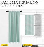 NICETOWN Blackout Curtains for Living Curtains, Aqua Blue, 2 Panels, 52 by 95 - Image 5