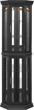 Glass Corner Display Cabinet - Image 9
