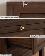 EYYTHUNG 3 Drawer Nightstand - Image 3