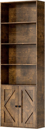 Bookshelf, 6-Tier Floor Bookcase by Unknown