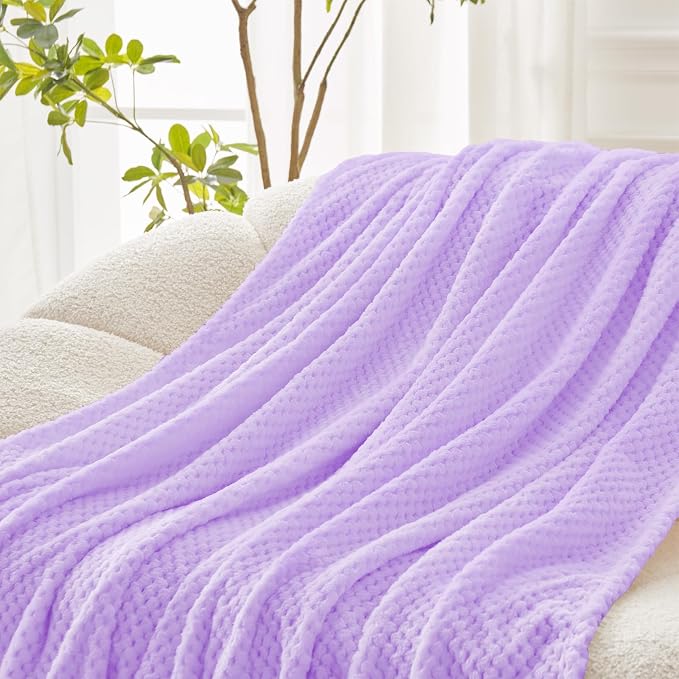 Exclusivo Mezcla Large Waffle Fleece Throw Blanket - Image 6