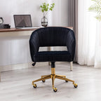 Home Office Chair Swivel Velvet Desk Chair Accent Armchair Upholstered Modern - Image 9