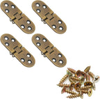 Piutouyar 4PCS Bronze Butler Tray Hinge, Heavy Duty Folding Flip Top Hinge 180 - Image 7